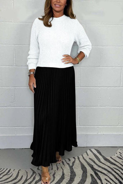 Cassandra Pleated Maxi Dress 7