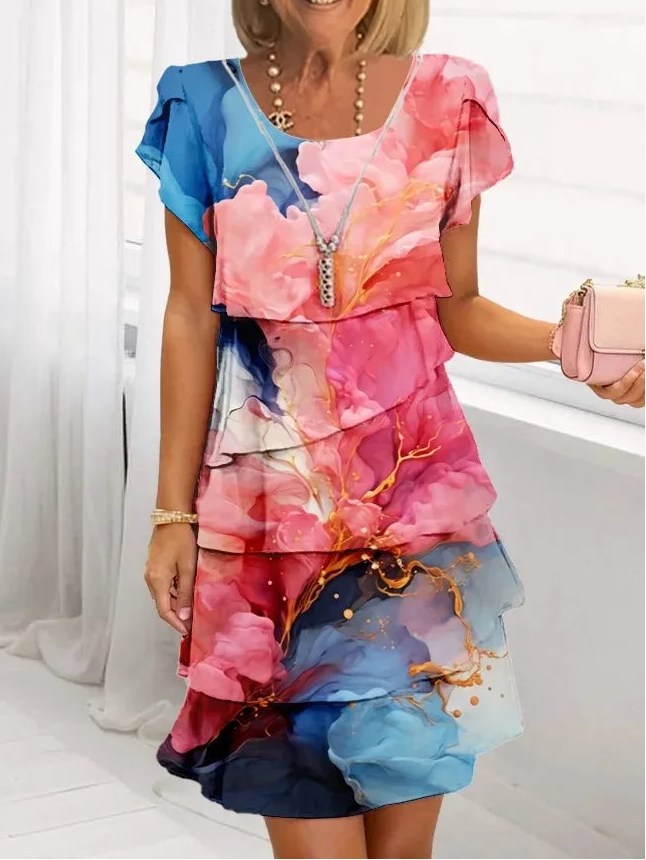 Cassandra Ruffle Dress 0