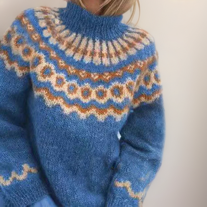 Cecilia Icelandic Knit Sweater 2