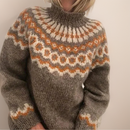 Cecilia Icelandic Knit Sweater 3