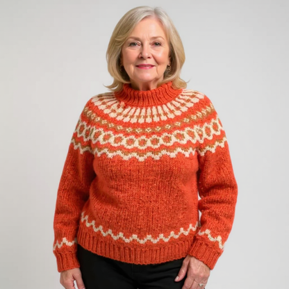 Cecilia Icelandic Knit Sweater 5