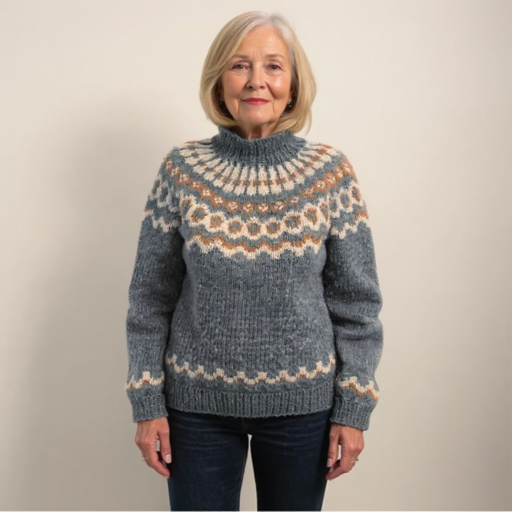 Cecilia Icelandic Knit Sweater 6