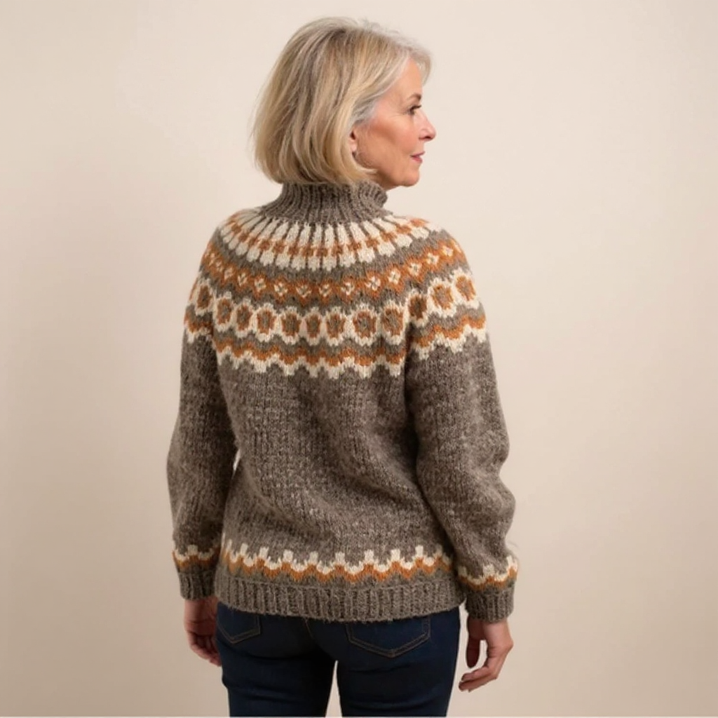 Cecilia Icelandic Knit Sweater 8