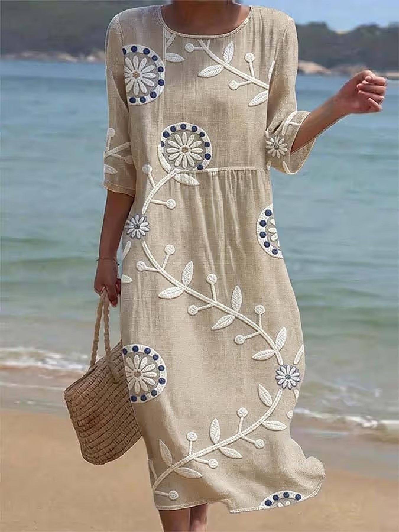 Celeste Casual Midi Dress 0