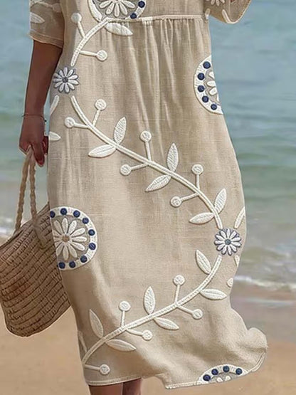 Celeste Casual Midi Dress 1