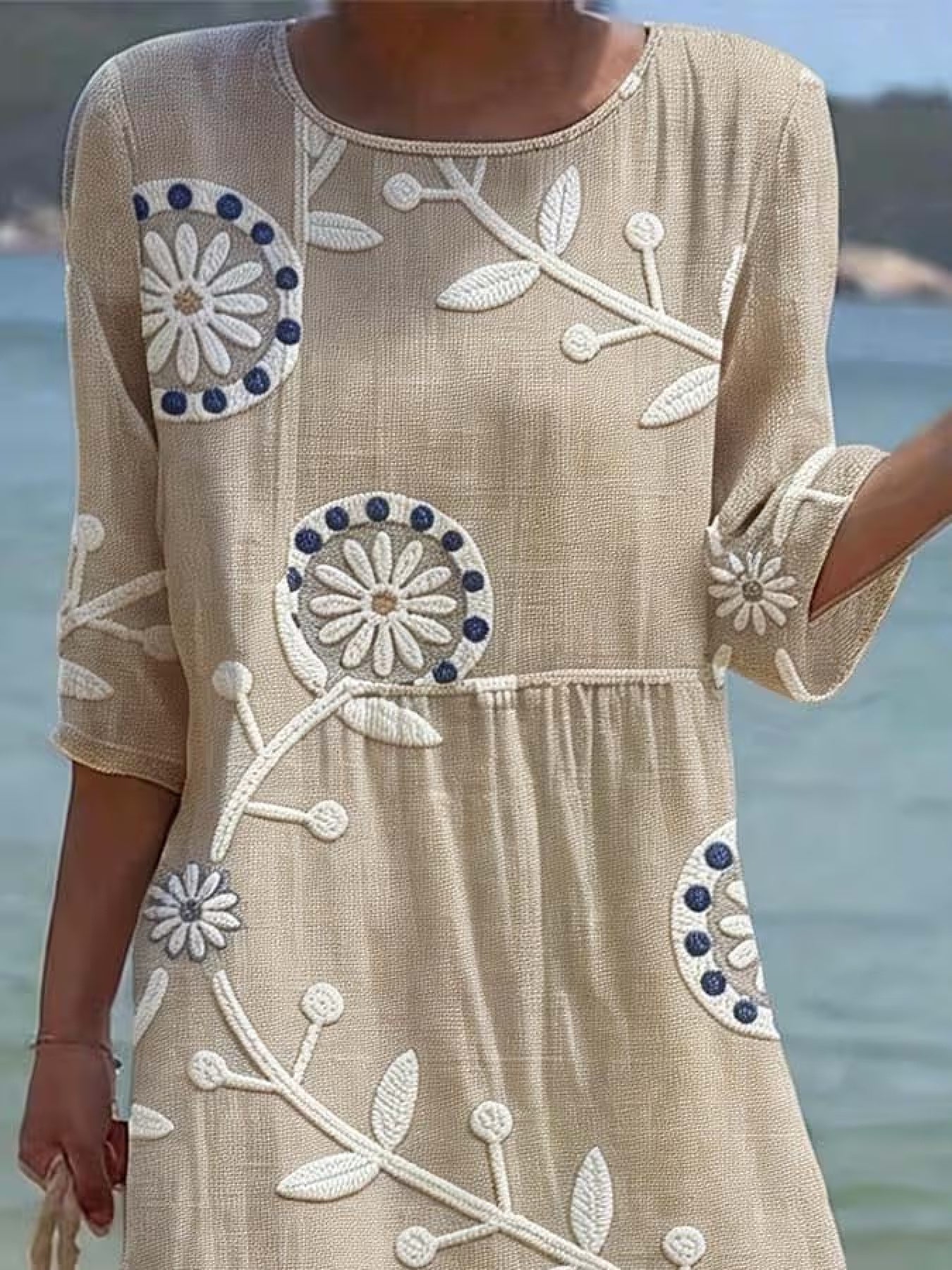 Celeste Casual Midi Dress 2