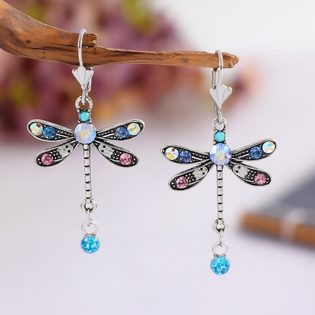 Celeste Dragonfly Earrings 3