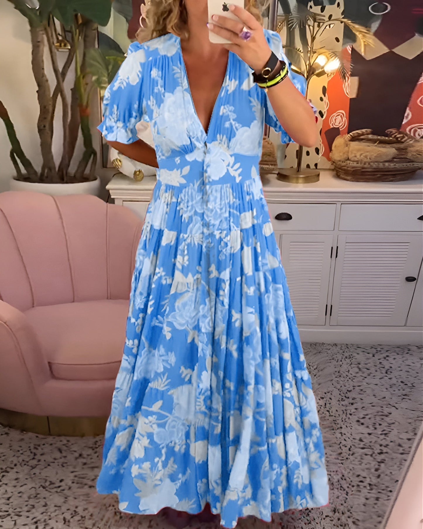 Celeste Floral Pocket Dress 2