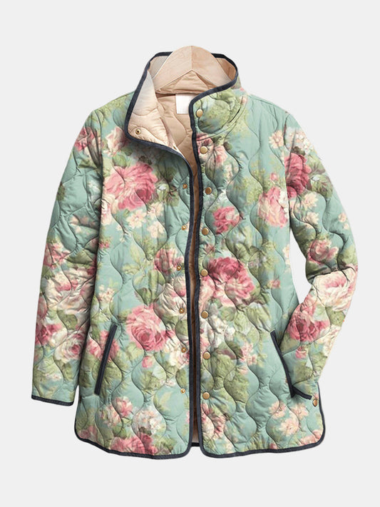 Celeste Floral Quilted Jacket 0