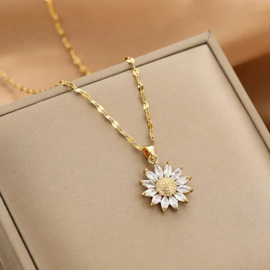 Celeste Sunflower Necklace 0