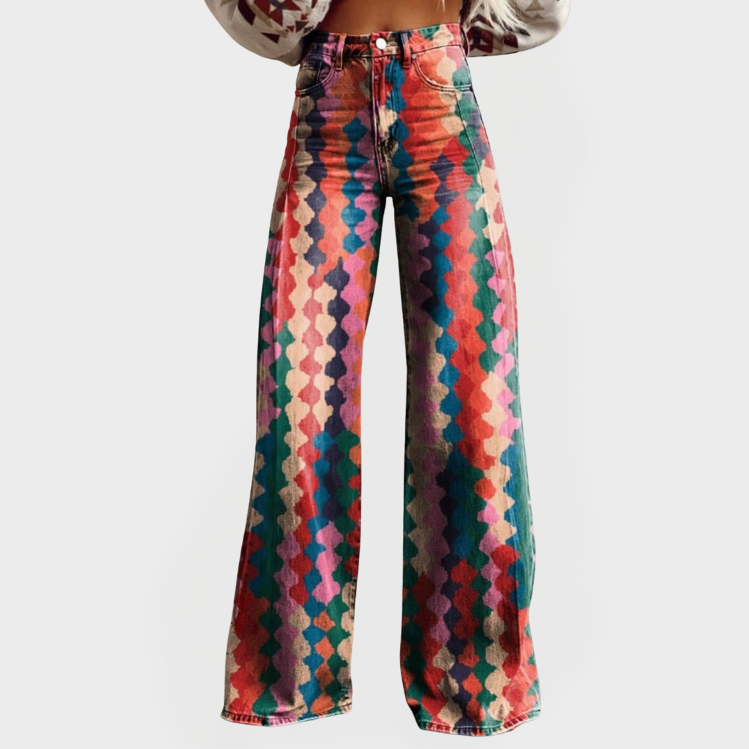 Celeste Wide Leg Jeans 0