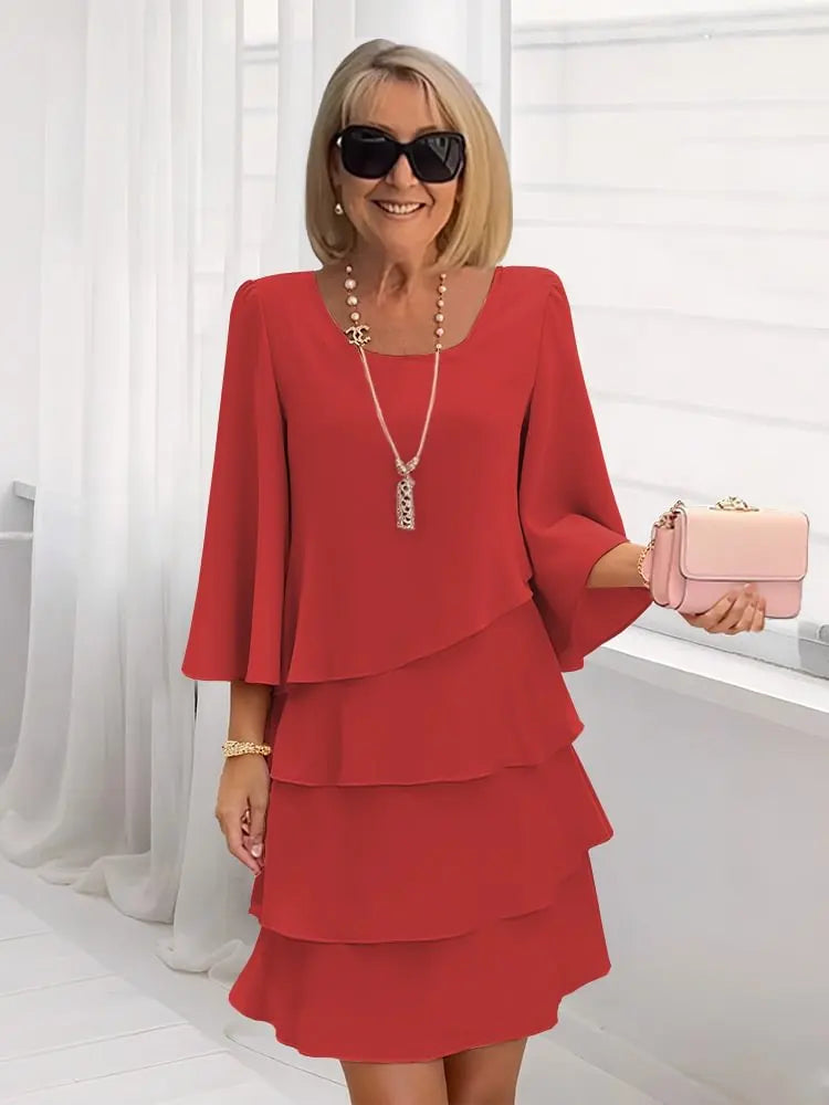Celia A-Line Ruffle Dress 2