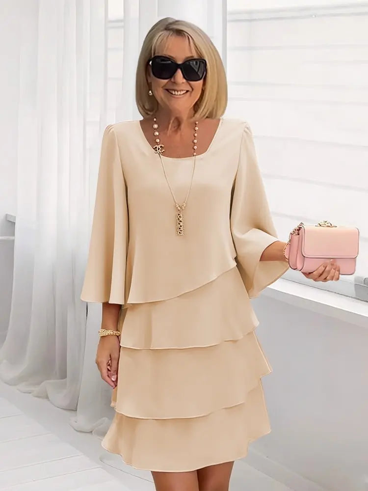 Celia A-Line Ruffle Dress 3