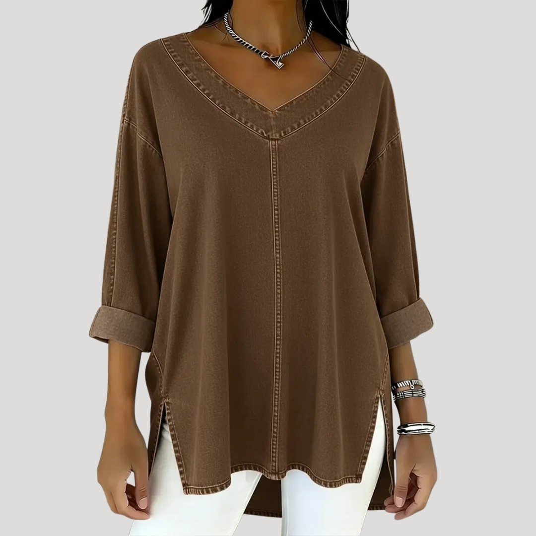 Celia Denim Blouse 1