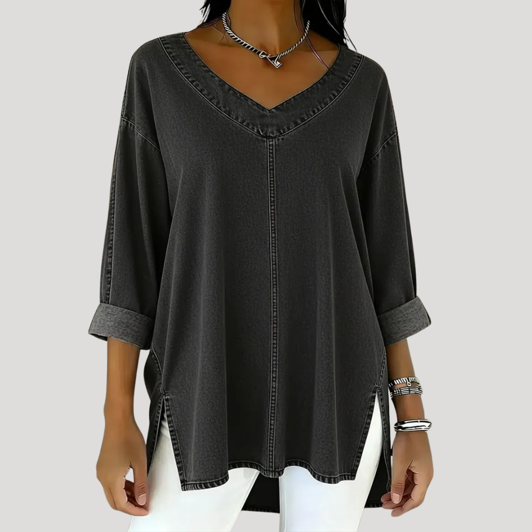 Celia Denim Blouse 2