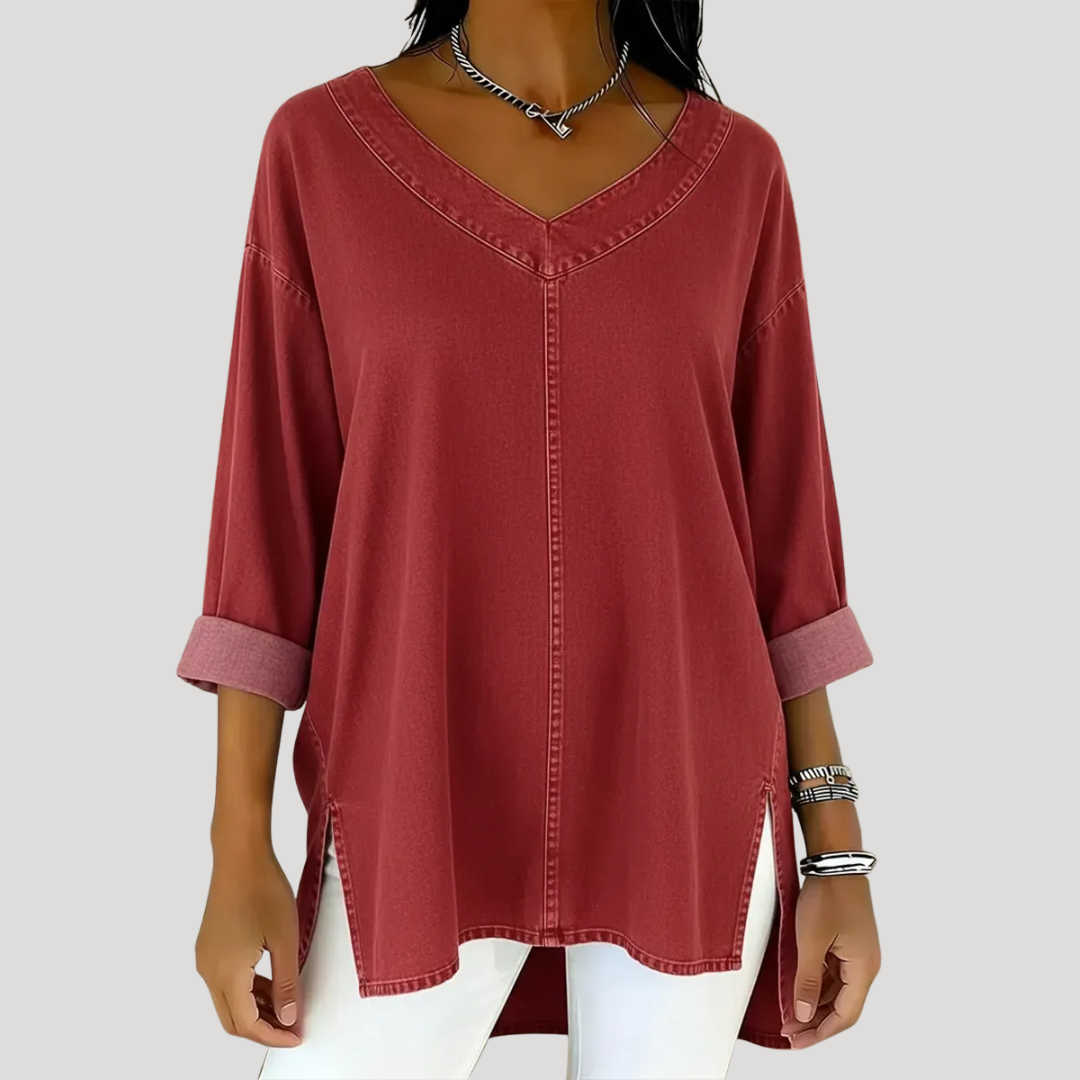 Celia Denim Blouse 5