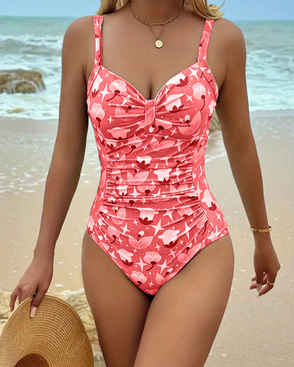 Celia Printed Tankini Swimsuit 1
