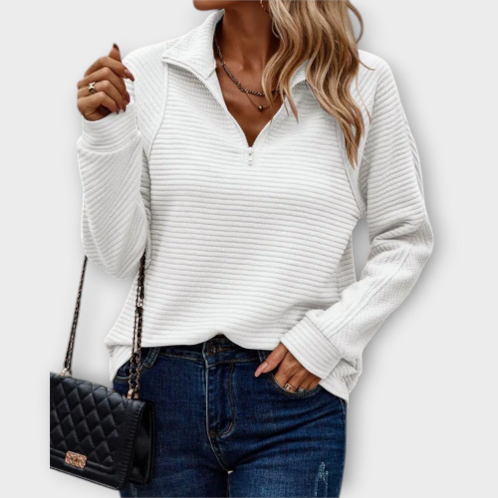 Celia V-Neck Sweater 1