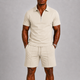 Men's Polo & Shorts Set – Zip Polo Two-Piece Summer Outfit 7