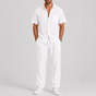 Men's Summer Set – Shirt & Wide-Leg Trousers Two-Piece Outfit 4