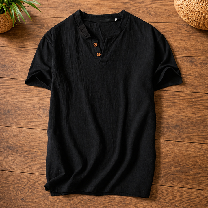 Women's Henley T-Shirt — Lightweight Breathable Everyday Tee