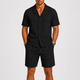 Men's Linen Set – Relaxed Two-Piece Shirt & Trousers Summer Outfit 7