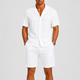 Men's Linen Set – Relaxed Two-Piece Shirt & Trousers Summer Outfit 5