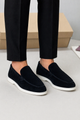 Men's Suede Loafers – Classic Slip-On Moccasin Shoes 6