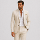 Men's Linen Suit – Slim-Fit Two-Piece Summer Blazer & Trousers 6