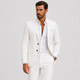 Men's Linen Suit – Slim-Fit Two-Piece Summer Blazer & Trousers 12