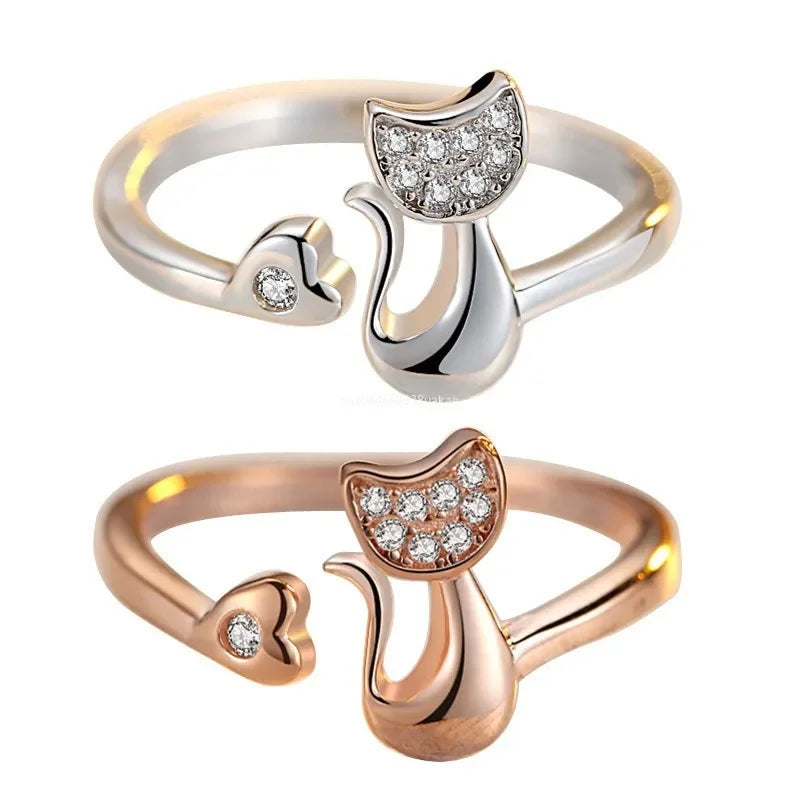 Clara Cat Open Ring 4