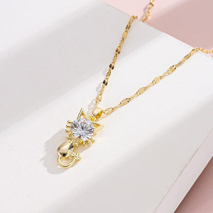 Cleo Cat Pendant Necklace 2