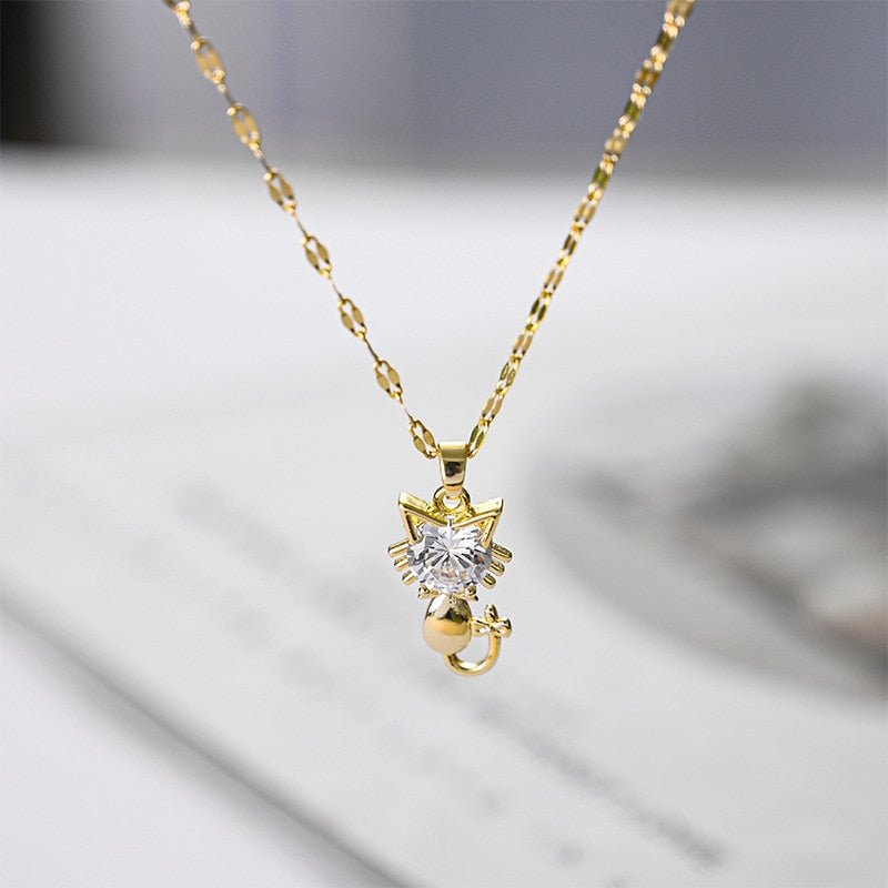 Cleo Cat Pendant Necklace 3