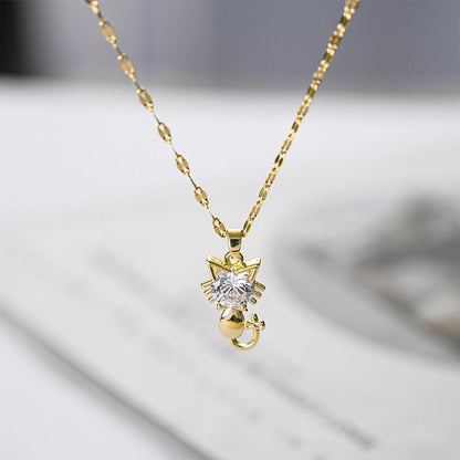 Cleo Cat Pendant Necklace 3