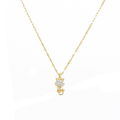 Cleo Cat Pendant Necklace 4