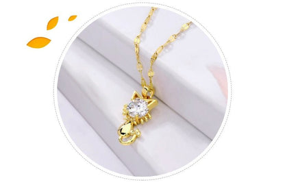 Cleo Cat Pendant Necklace 5
