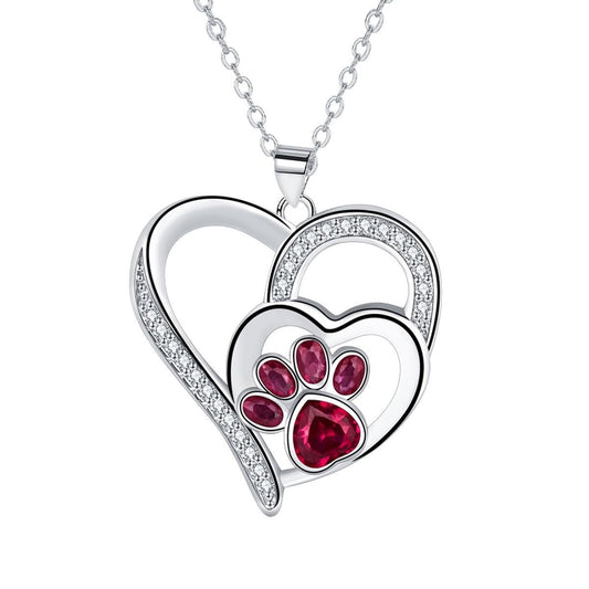 Cleo Paw Print Necklace 0