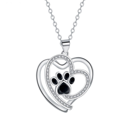 Cleo Paw Print Necklace 0