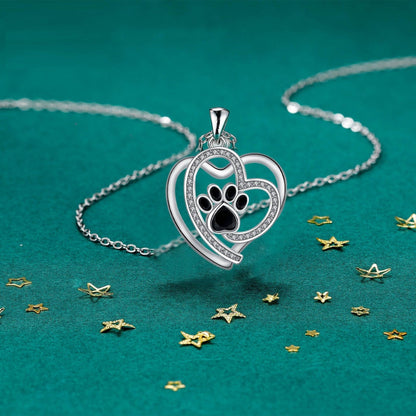 Cleo Paw Print Necklace 1