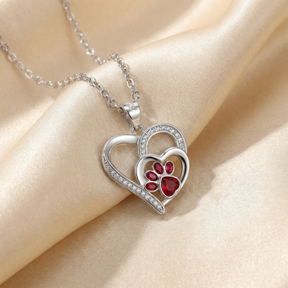 Cleo Paw Print Necklace 1