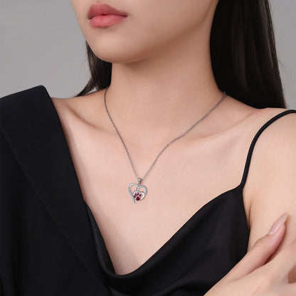 Cleo Paw Print Necklace 3