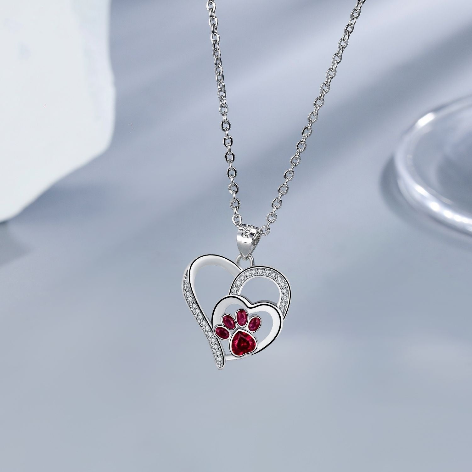 Cleo Paw Print Necklace 4