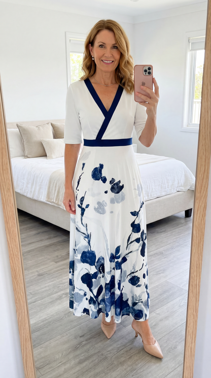 Alyssa Versatile V-Neck Maxi Dress