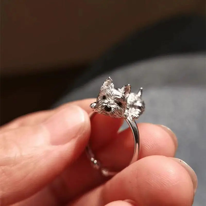Dahlia Adjustable Dog Ring 0