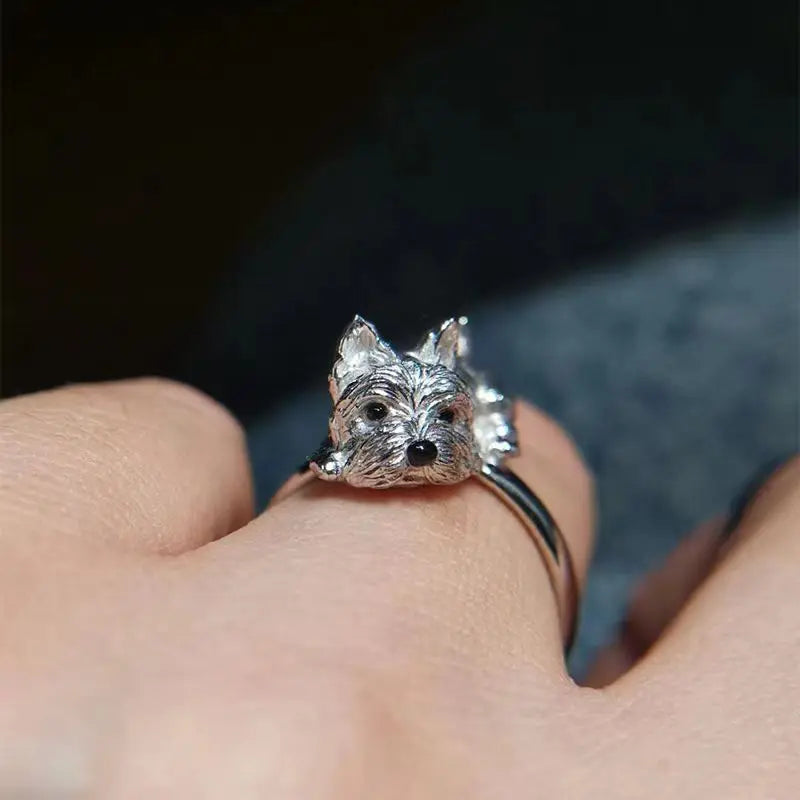 Dahlia Adjustable Dog Ring 1