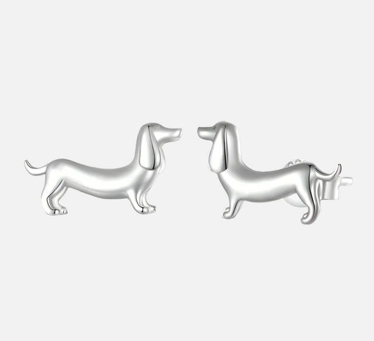 Dahlia Dachshund Earrings 0