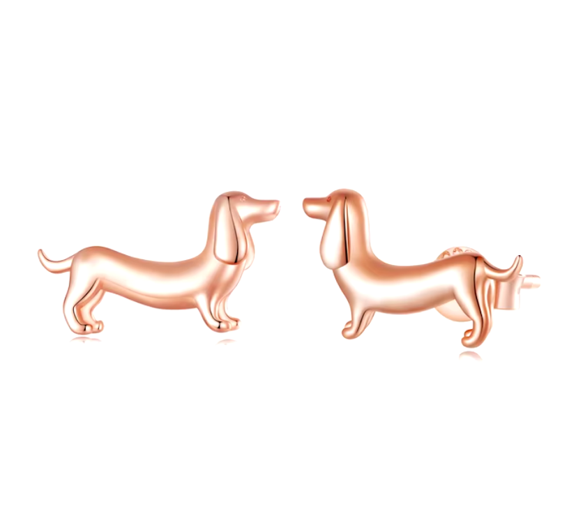 Dahlia Dachshund Earrings 3