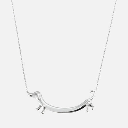 Dahlia Dachshund Pendant Necklace 5