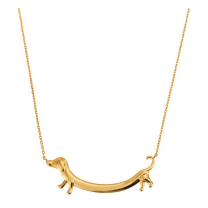 Dahlia Dachshund Pendant Necklace 6