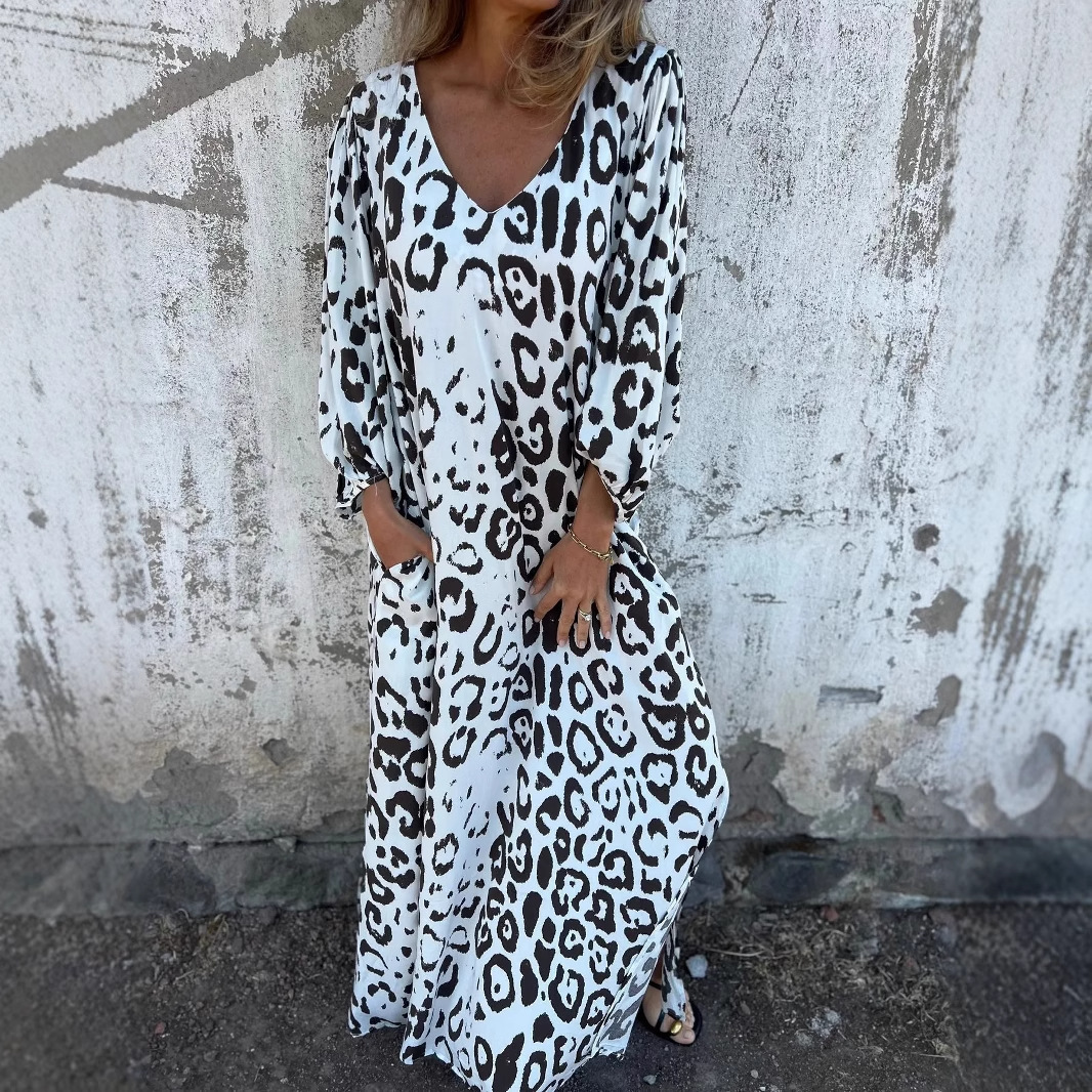 Dahlia Leopard Print Dress 1